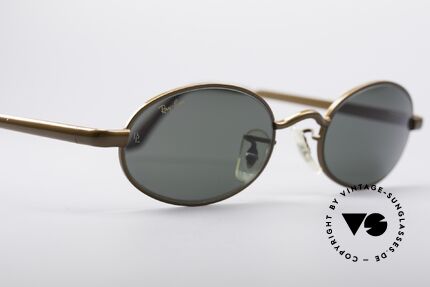 Ray Ban Sidestreet Metal 2 Oval Brille, ungetragen (wie alle unsere vintage USA Ray-Bans), Passend für Herren und Damen