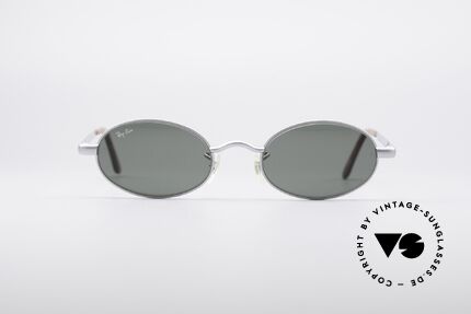 Ray Ban Sidestreet Metal 2 Oval Brille, ovale Ray-Ban Unisex-Sonnenbrille von 1996/1997, Passend für Herren und Damen
