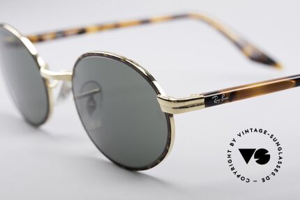 Ray Ban Sidestreet Oval Diner Brille, mit legendären B&L G15 Mineralgläsern (100% UV), Passend für Herren und Damen
