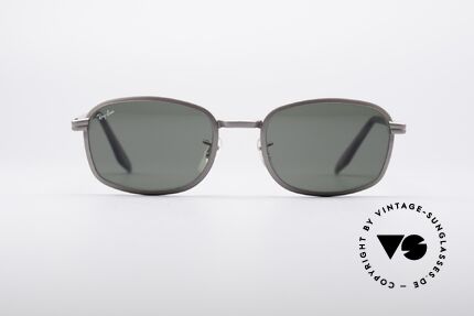 Ray Ban Sidestreet Metal Square Brille, eckige RAY-BAN Unisex-Sonnenbrille von 1998, Passend für Herren und Damen