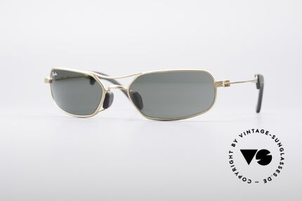 Ray Ban Orbs Rectangle B&L USA, futuristische Sportbrille von Ray Ban - perfekter Sitz, Passend für Herren