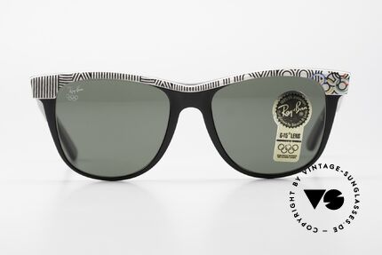 Ray Ban Wayfarer II Sammler Sonnenbrille Sport, sehr seltene Sport Olympia Edition 'Mexico City 1968', Passend für Herren und Damen