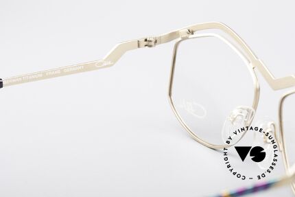 Cazal 249 Pop Art Design Titanium, Größe: medium, Passend für Damen