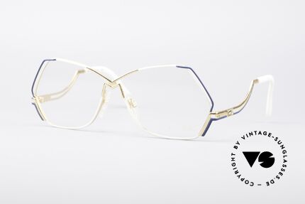Cazal 226 Außergewöhnliche Vintage Brille, außergewöhnliche, fünfeckige CAZAL Designerbrille, Passend für Damen