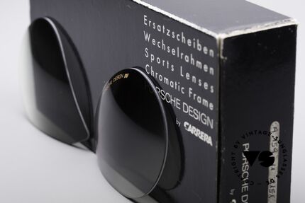 Porsche 5628 Lenses 80er Faltsonnenbrille, Kunststoff-Gläser in grün-Verlauf für 100% UV-Schutz, Passend für Herren