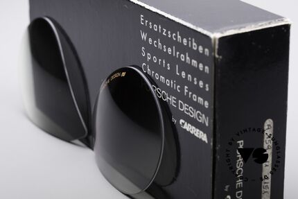 Porsche 5628 Lenses 80er Faltsonnenbrille Lenses, Kunststoff-Gläser in grün-Verlauf für 100% UV-Schutz, Passend für Herren