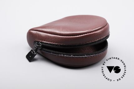 Porsche Case 5622 5626 5628 5629 Brille, sehr hochwertiges Leder-Etui in weinrot (bordeaux-rot), Passend für Herren und Damen