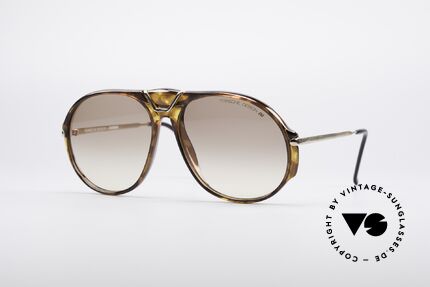 Porsche 5659 90er Wechselbrille Medium, alte, klassische PORSCHE Carrera Design Sonnenbrille, Passend für Herren und Damen