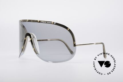 Porsche 5620 Yoko Ono Sonnenbrille Gold, getragen von Yoko Ono ("Rolling Stone" Magazin, 1981), Passend für Herren und Damen