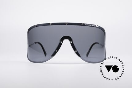 Porsche 5620 Yoko Ono Sonnenbrille Silber, Model 5620: riesige Scheibe für den besonderen Auftritt, Passend für Herren und Damen