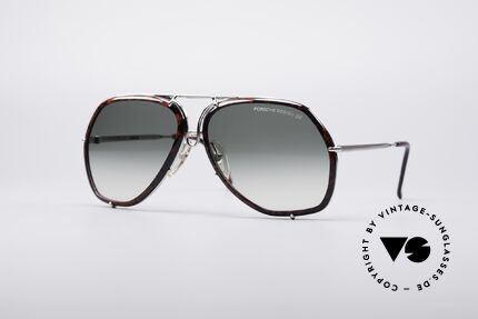 Porsche 5637 Original 80er No Retro Brille, sportliche, originelle PORSCHE CARRERA Sonnenbrille, Passend für Herren