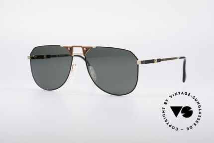 Zeiss 9928 Verstellbare Bügellänge, enorm hochwertige vintage Sonnenbrille von ZEISS, Passend für Herren