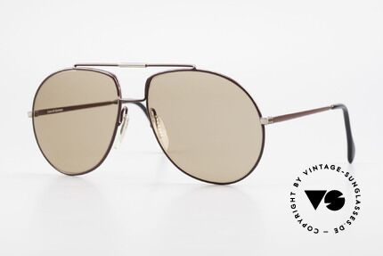 Zeiss 9369 80er Brille Mit Mineralglas, klassisches Zeiss Sonnenbrillen-Design der 80er Jahre, Passend für Herren
