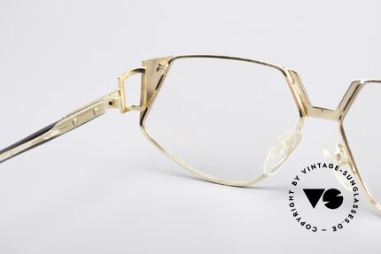 Cazal 238 90er Cateye Damenbrille, die Demogläser können durch optische ersetzt werden, Passend für Damen