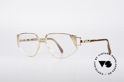 Cazal 238 90er Cateye Damenbrille, großartige Form-, Muster- u. Materialkombinationen, Passend für Damen