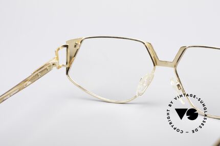 Cazal 238 90er Cateye Damenbrille, die Demogläser können durch optische ersetzt werden, Passend für Damen