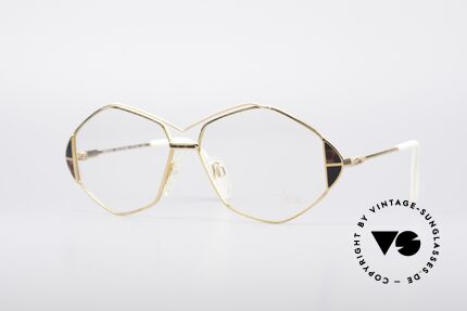 Cazal 233 Echt Vintage No Retro Brille, außergewöhnliche Cazal Brille von ca. 1989/1990, Passend für Damen