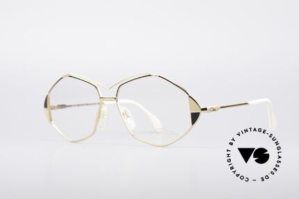 Cazal 233 Echt Vintage No Retro Brille, tolle Rahmenform mit raffinierten Farbakzenten, Passend für Damen