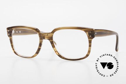 Metzler 447 Original Vintage Brille Herren, altes 70/80er Jahre ORIGINAL - wie aus einem Stück, Passend für Herren