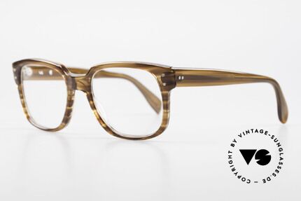 Metzler 447 Original Vintage Brille Herren, tolle Optik des Materials (wie eine Natur-Maserung), Passend für Herren