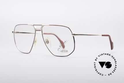 Metzler 0891 80er En Vogue Brille, Haltbarkeit und Tragekomfort stehen hier im Fokus, Passend für Herren