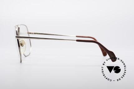 Metzler 0891 80er En Vogue Brille, die Fassung ist beliebig verglasbar (optisch / Sonne), Passend für Herren