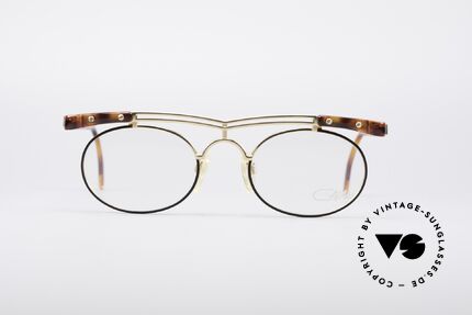 Cazal 251 90er Vintage Designerbrille, tolle Metallarbeiten und außergewöhnlicher Look, Passend für Herren und Damen