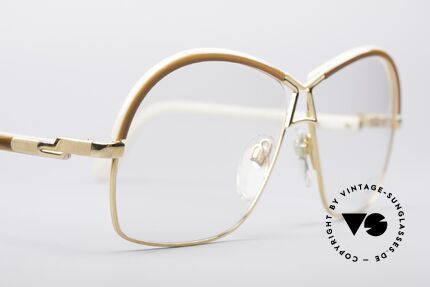Cazal 223 Echt 80er Vintage Brille, tolle Farbkomposition in horn / braun / gold, Passend für Damen
