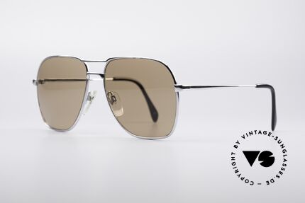 Metzler 2600 80er Old School Brille, hochwertige Mineral-Sonnengläser (100% UV Schutz), Passend für Herren