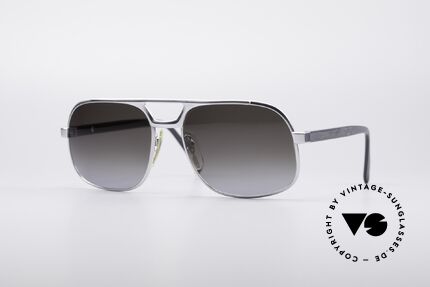 Metzler 7616 80er Herren Sonnenbrille, markante Herren-Sonnenbrille der frühen 80er, Passend für Herren