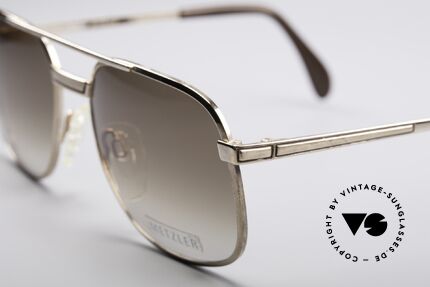 Metzler 7941 80er Old School Sonnenbrille, daher heutzutage oft als 'Old School' Brille bezeichnet, Passend für Herren