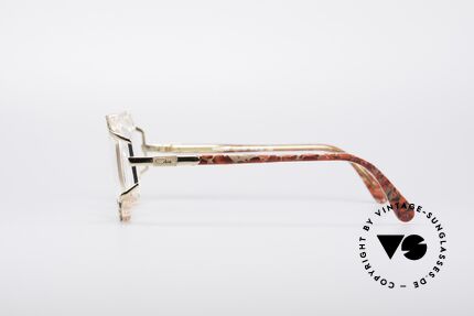 Cazal 355 Spektakuläre Vintage Brille, tolle Kombination von Farbe, Form und Materialien, Passend für Damen