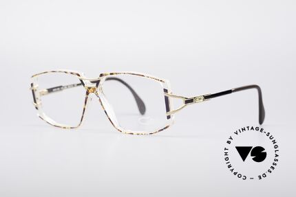 Cazal 362 No Retro 90er Vintage Brille, zauberhafte Kombination aus Materialien & Farben, Passend für Damen