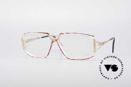 Cazal 362 No Retro 90er Vintage Brille, schmuckvolles Cazal Design der frühen 90er Jahre, Passend für Damen