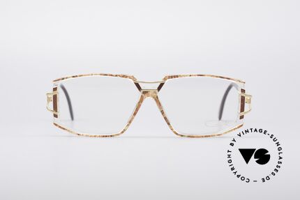 Cazal 362 No Retro 90er Vintage Brille, tolle Gestaltung der Bügelgelenke & Rahmenfront, Passend für Damen