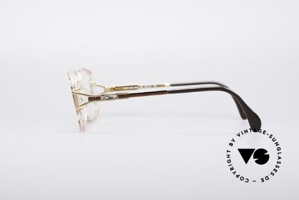 Cazal 362 No Retro 90er Vintage Brille, genaue Cazal Farbbezeichnung: kupfergold / kristall, Passend für Damen