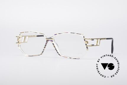 Cazal 359 90er HipHop Style Brille, vintage Cazal Designer-Brille in Medium Größe 56-12, Passend für Damen