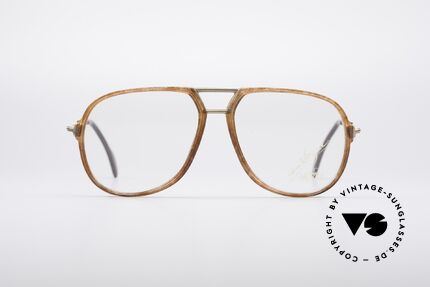 Metzler 0664 80er En Vogue Vintage Brille, klassische Tropfenform in einem seltenen Braunton, Passend für Herren