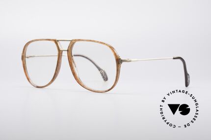 Metzler 0664 80er En Vogue Vintage Brille, sehr leichtes und entsprechend komfortables Modell, Passend für Herren