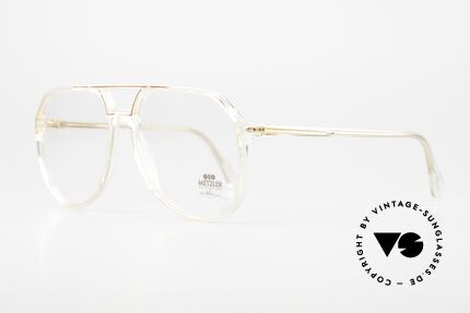 Metzler 0663 80er En Vogue Fassung Herren, sehr leichtes und entsprechend komfortables Modell, Passend für Herren