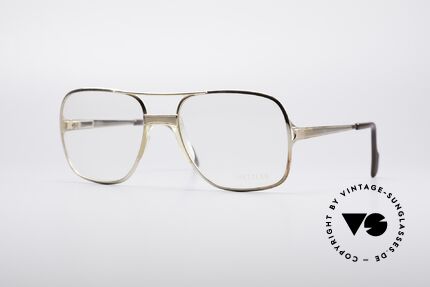 Metzler 0772 Helmut Kohl Vintage Brille, original METZLER Brillenfassung aus den 1980ern, Passend für Herren