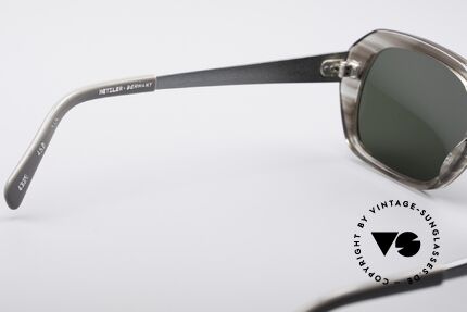 Metzler 4321 70er Herren Sonnenbrille, mit neuen grünen CR39 Sonnengläsern; 100% UV Schutz, Passend für Herren