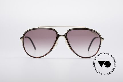 Carrera 5470 90er Piloten Sonnenbrille, sehr elegante Farbgestaltung in schildpatt / gold, Passend für Herren