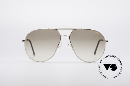 Carrera 5421 90er Piloten Sonnenbrille, goldener Rahmen, Doppelbrücke und Verlaufsgläser, Passend für Herren Carrera 5421 90er Piloten Sonnenbrille, goldener Rahmen, Doppelbrücke und Verlaufsgläser, Passend für Herren