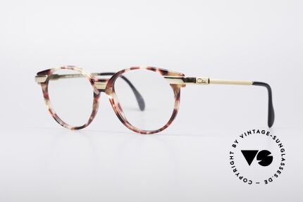 Cazal 338 Runde 90er Vintage Brille, kreative & zugleich dezente Kolorierung des Rahmens, Passend für Herren und Damen