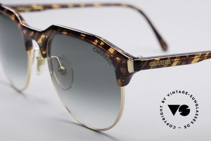 Carrera 5475 Panto Vintage Brille, elegante Gläser in grün-Verlauf für 100% UV Schutz, Passend für Herren