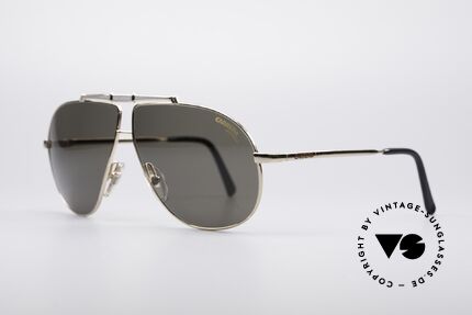 Carrera 5401 80er Pilotensonnenbrille, hochwertige Carrera ULTRASIGHT Gläser (100% UV), Passend für Herren