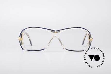 Cazal 314 80er True Vintage Brille, filigran geschwungene Form - perfekt für Damen, Passend für Damen