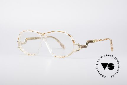 Cazal 319 80er True Vintage Brille, bemerkenswertes Rahmenmuster & markante Bügel, Passend für Damen