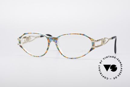 Cazal 356 90er Vintage Designerbrille, ausgefallenes CAZAL Brillendesign von circa 1992/1993, Passend für Damen
